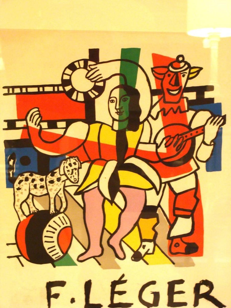Fernand Leger Exhibition Poster For Sale at 1stdibs