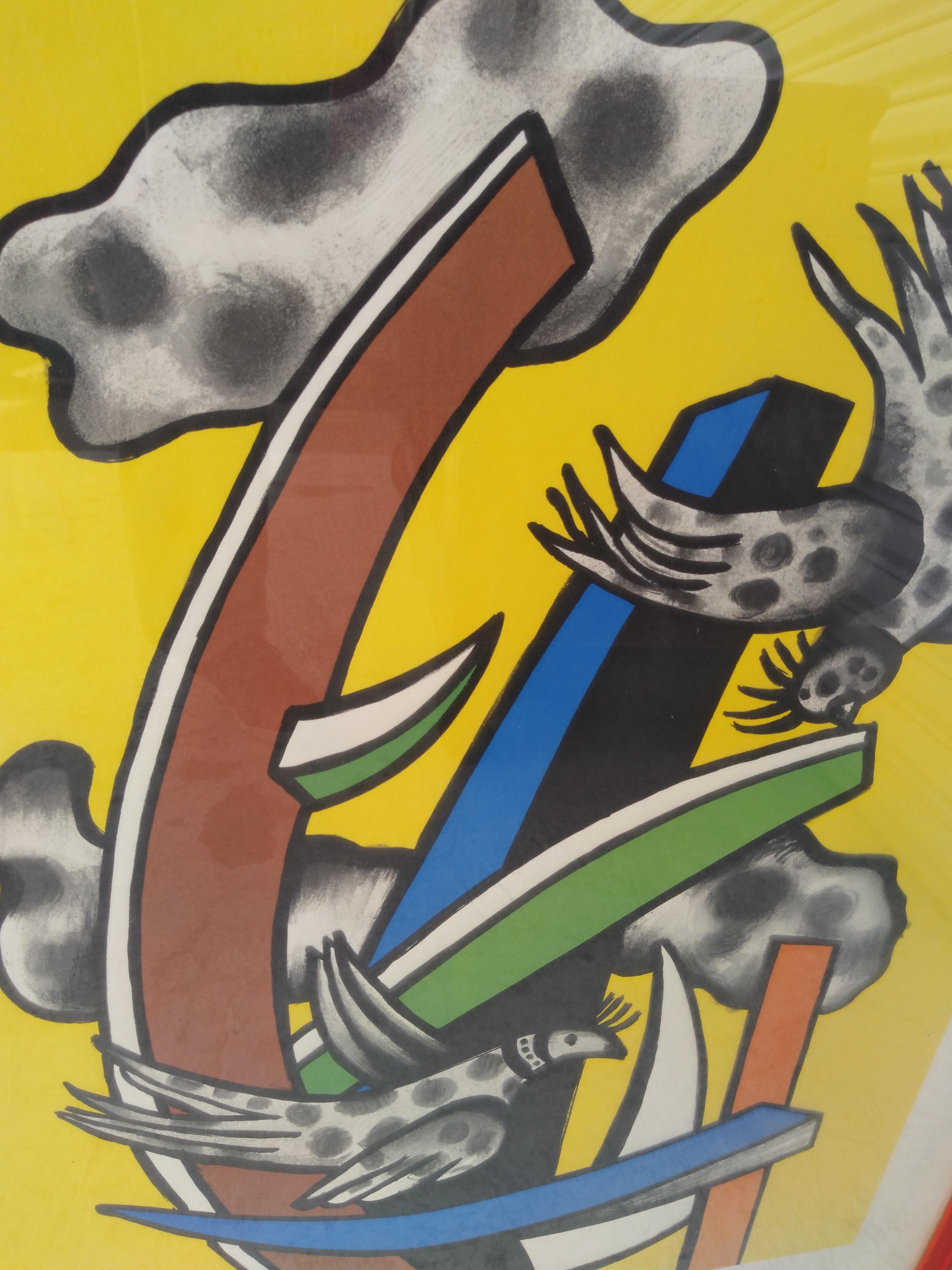 American Fernand Leger Exhibition Poster For Sale