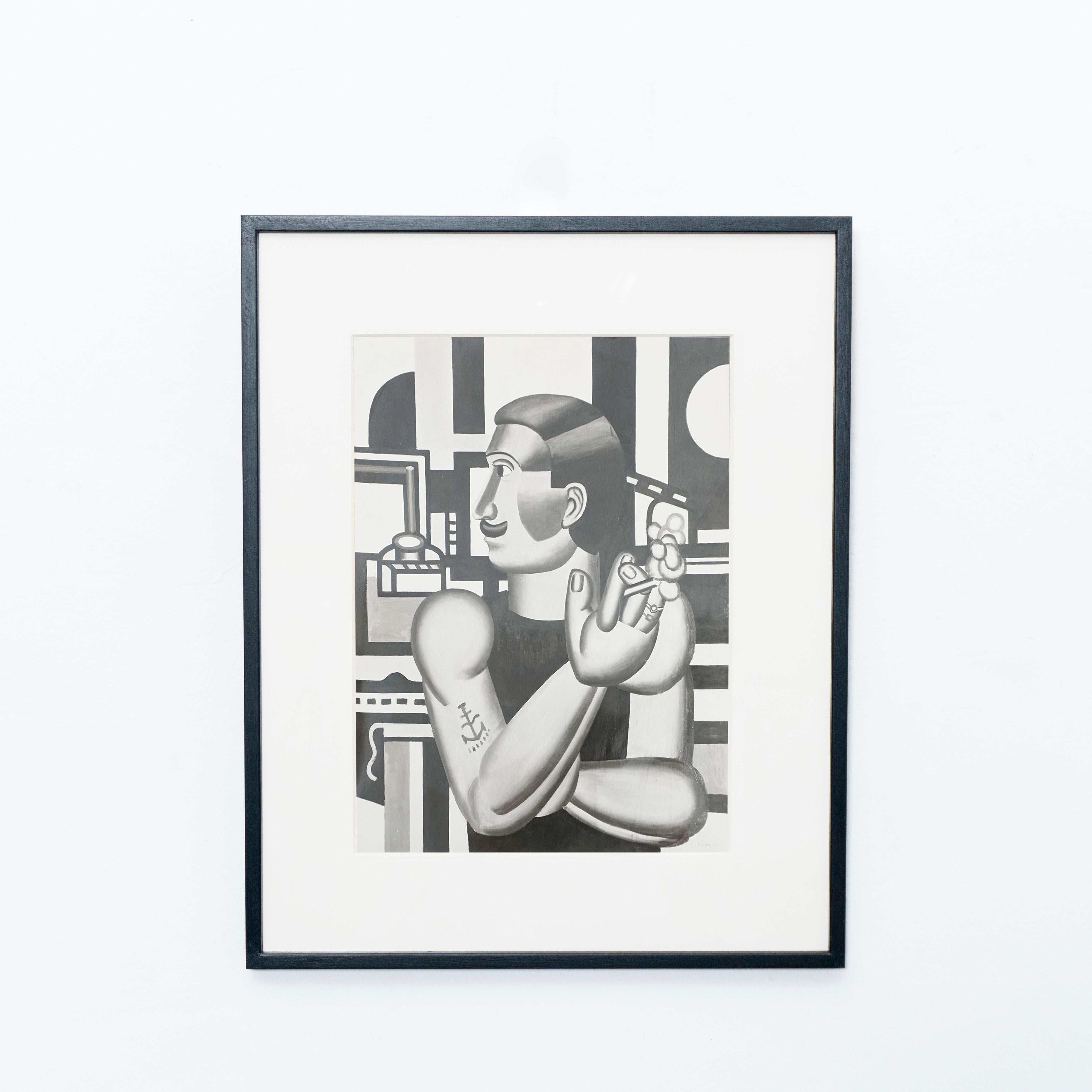 Fotografía de archivo del cuadro de Fernand Leger 