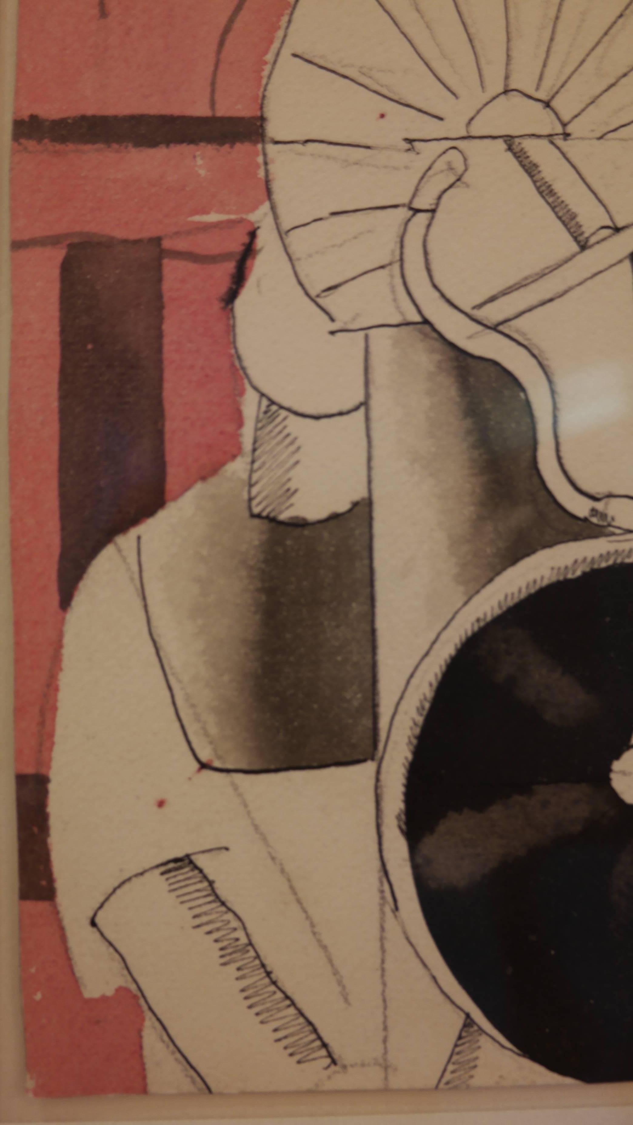 French Fernand Léger, L'Homme et Les Disques, 1920 For Sale