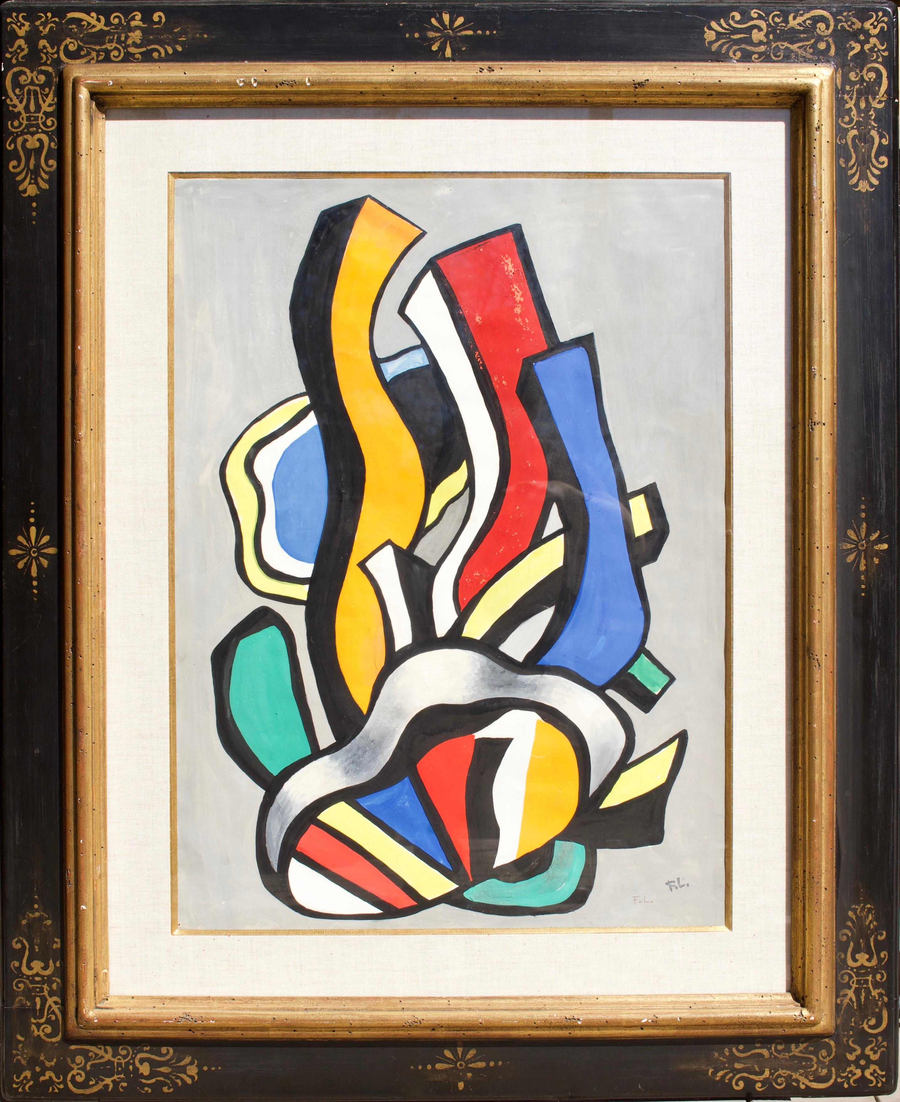Architectural Composition - Painting by Fernand Léger
