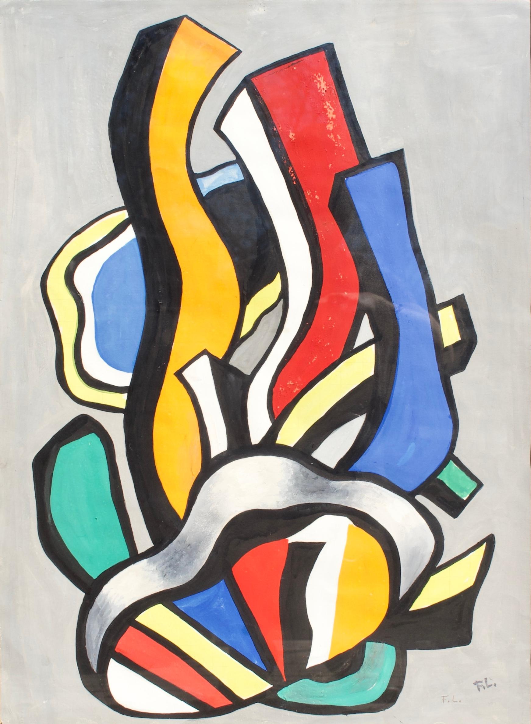 Fernand Léger Abstract Painting - Architectural Composition