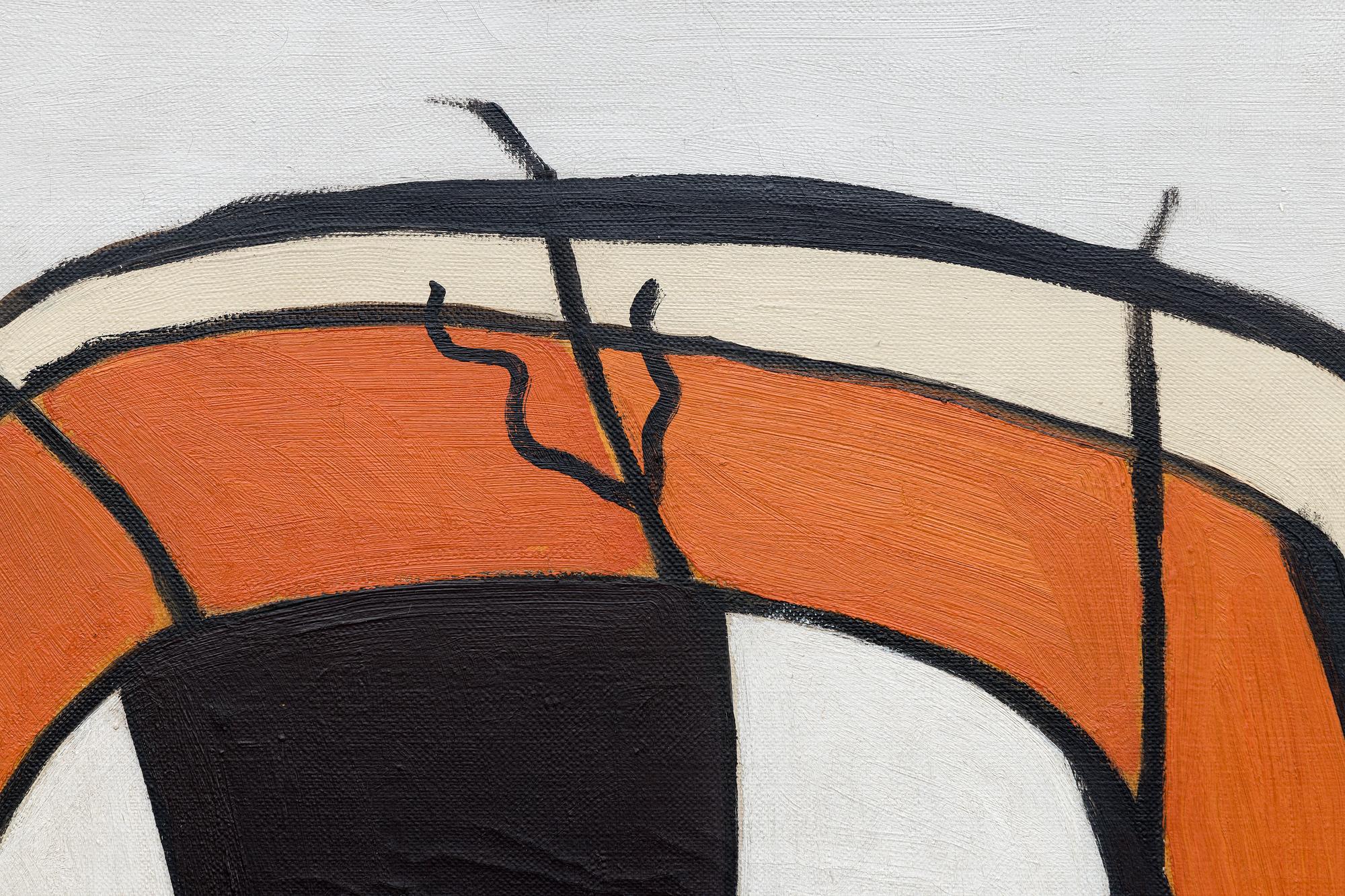 Composition orange et noir en vente 2