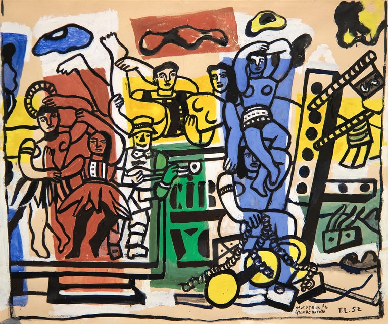 <i>Étude pour</i> La grande parade, 1952, by Fernand Léger