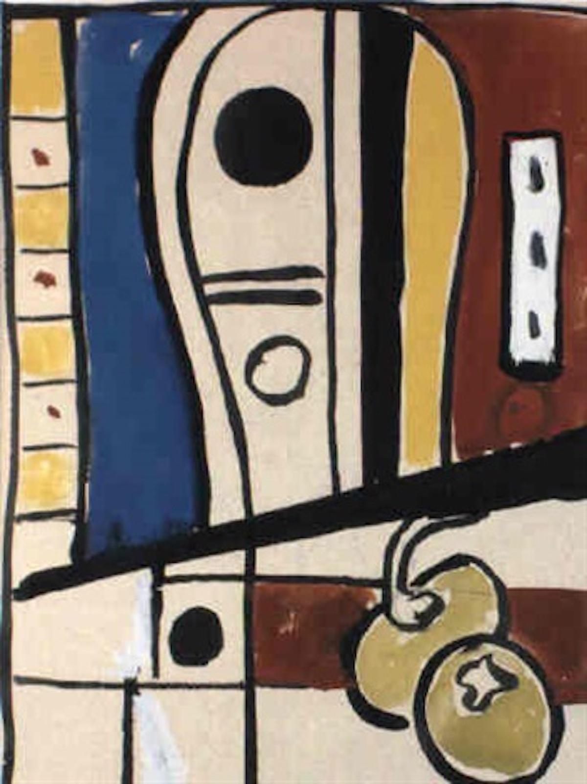 FERNAND LEGER (1881–1955)

Gouache paint on paper, signed with the artist's initials F.L and dated 1938.  