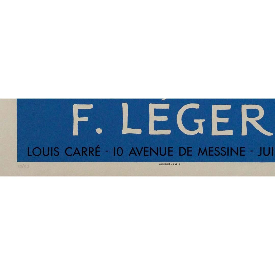 1953 original lithography by Fernand Léger at the Galerie Louis Carré For Sale 2