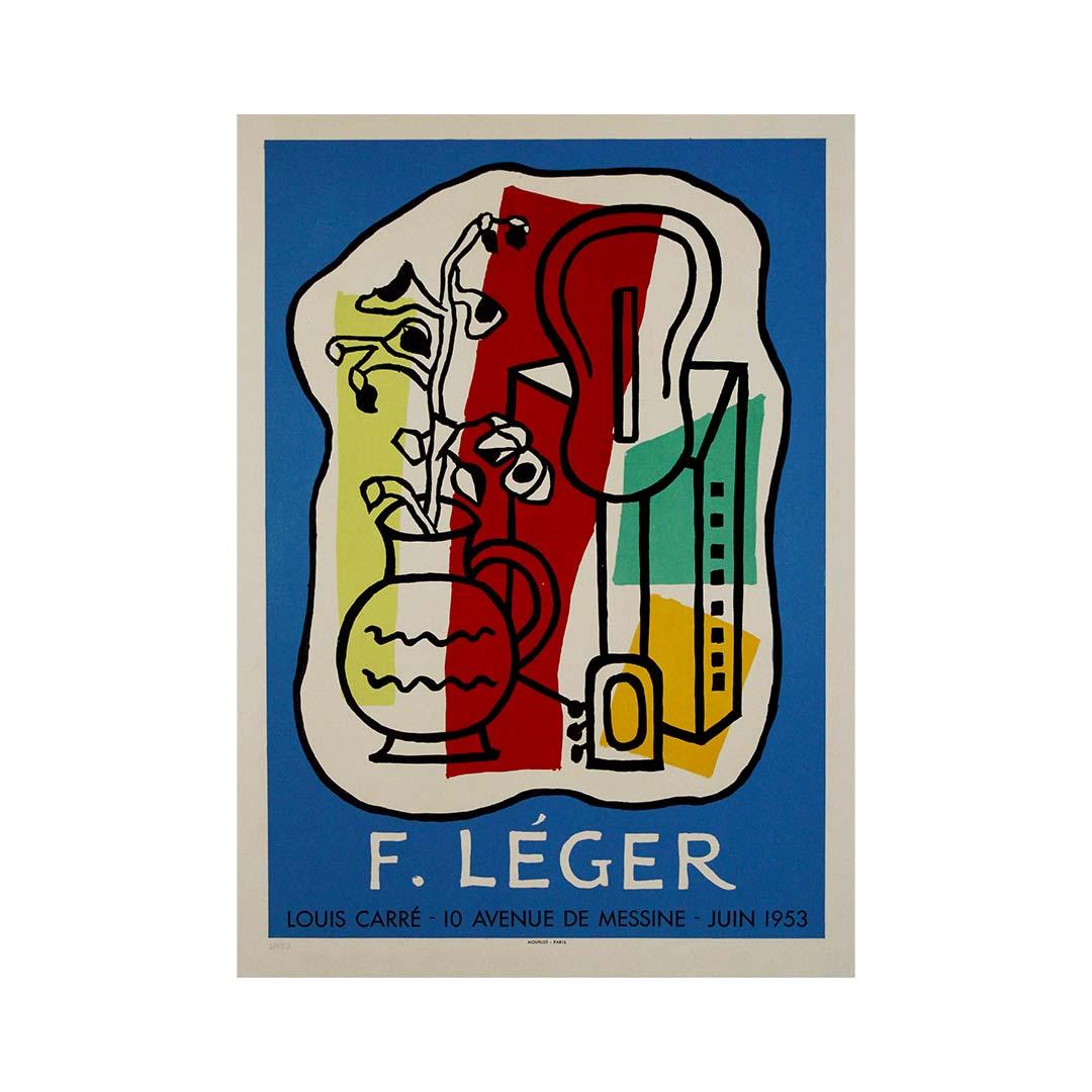 1953 original lithography by Fernand Léger at the Galerie Louis Carré For Sale 3