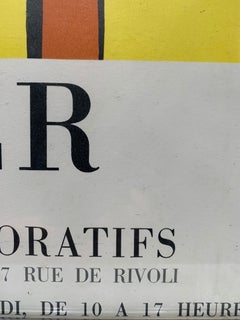 1956 Manifesto della mostra di Fernand Leger Mourlot