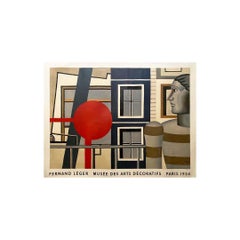 1956 original poster by Fernand Léger for the Musée des Arts Décoratifs