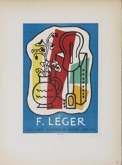1959 After Fernand Leger 
Galerie Louis Carre
 Modernism Multicolor France