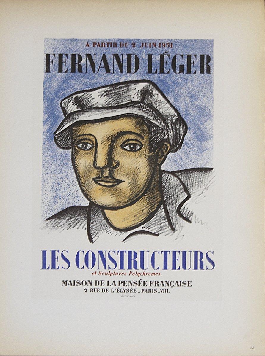 1959 After Fernand Leger 'Les Constructeurs'  - Print by Fernand Léger