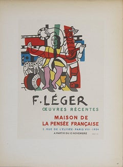 1959 After Fernand Leger 
Maison de la Pensee Francaise
 Modernism France
