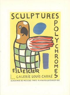 1959 After Fernand Leger 'Sculptures Polychromes Galerie Louis Carre' Modernism