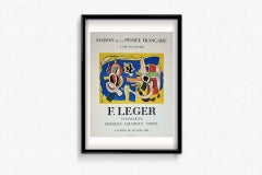 1959 Affiche originale de Fernand Léger - Maison de la pensée française