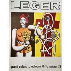 1971 Originalplakat für eine Ausstellung von Fernand Léger