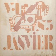 Broom, Modern Woodcut by Fernand Léger