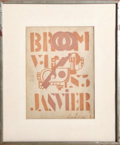 Ginestra, xilografia moderna di Fernand Léger