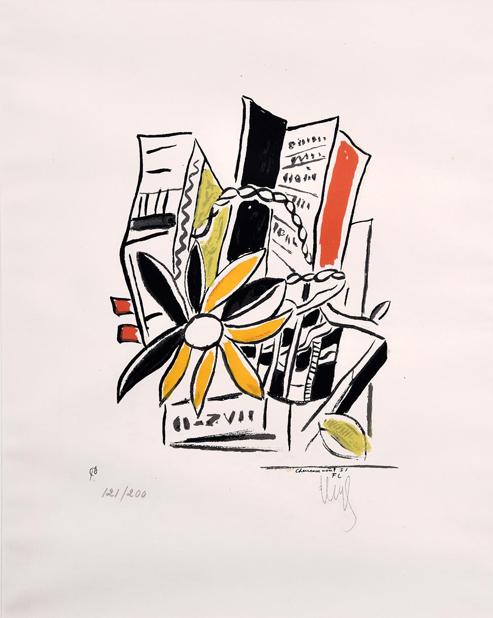 Fernand Léger Figurative Print - Chevreuse Août