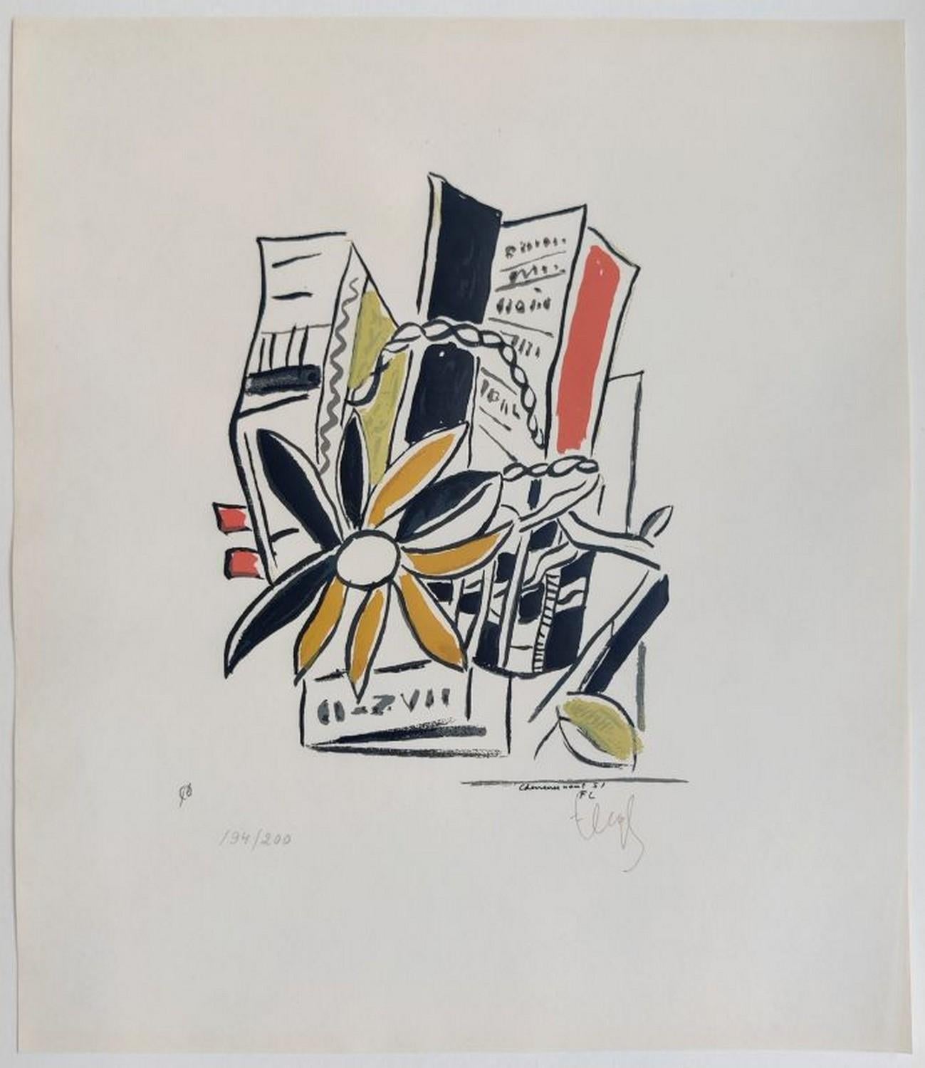 Fernand Léger Abstract Print - Chevreuse