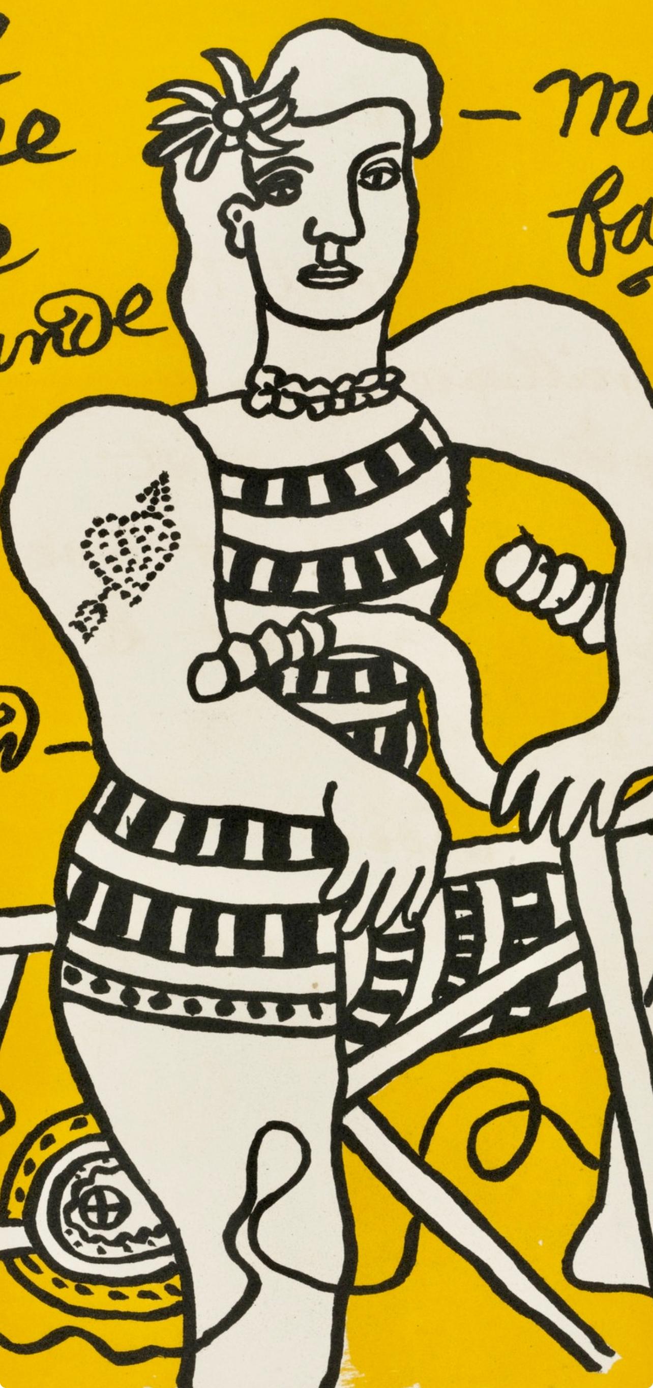 Composition, Cirque (Saphire, N° 44-106) - Print by Fernand Léger
