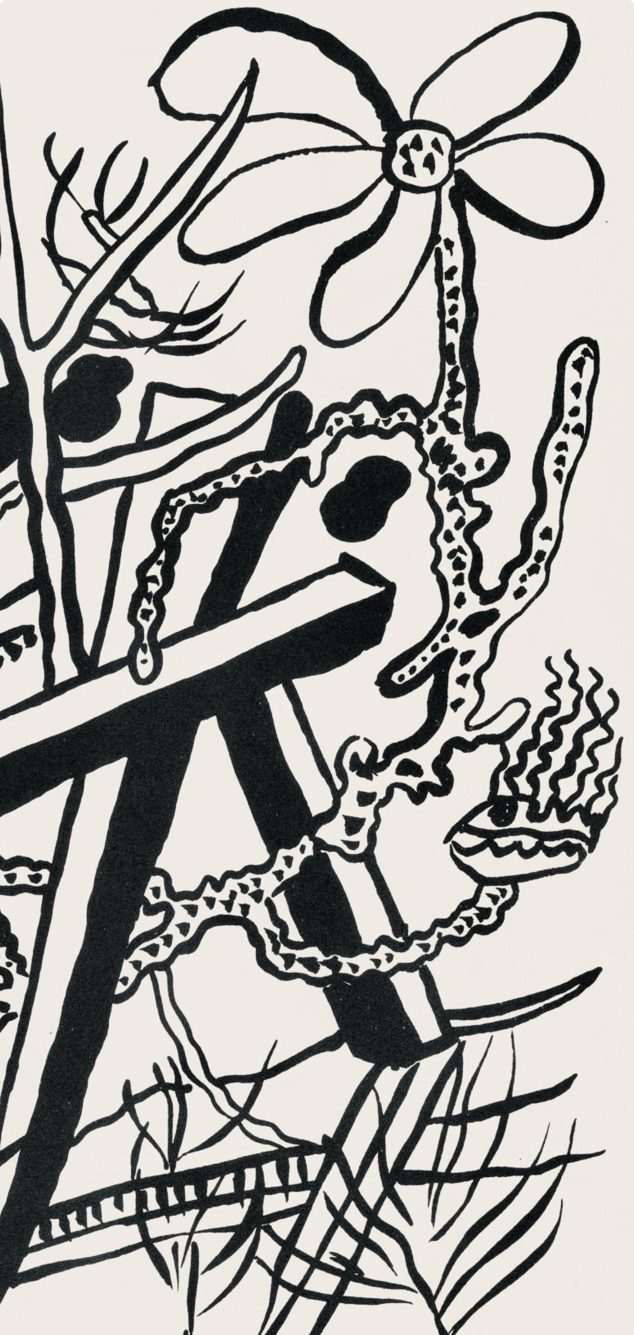 Composition, Cirque (Saphire, N° 44-106) - Print by Fernand Léger