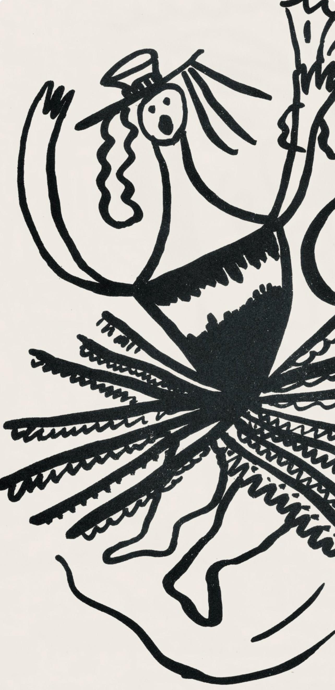 Composition, Cirque (Saphire, N° 44-106) - Print by Fernand Léger
