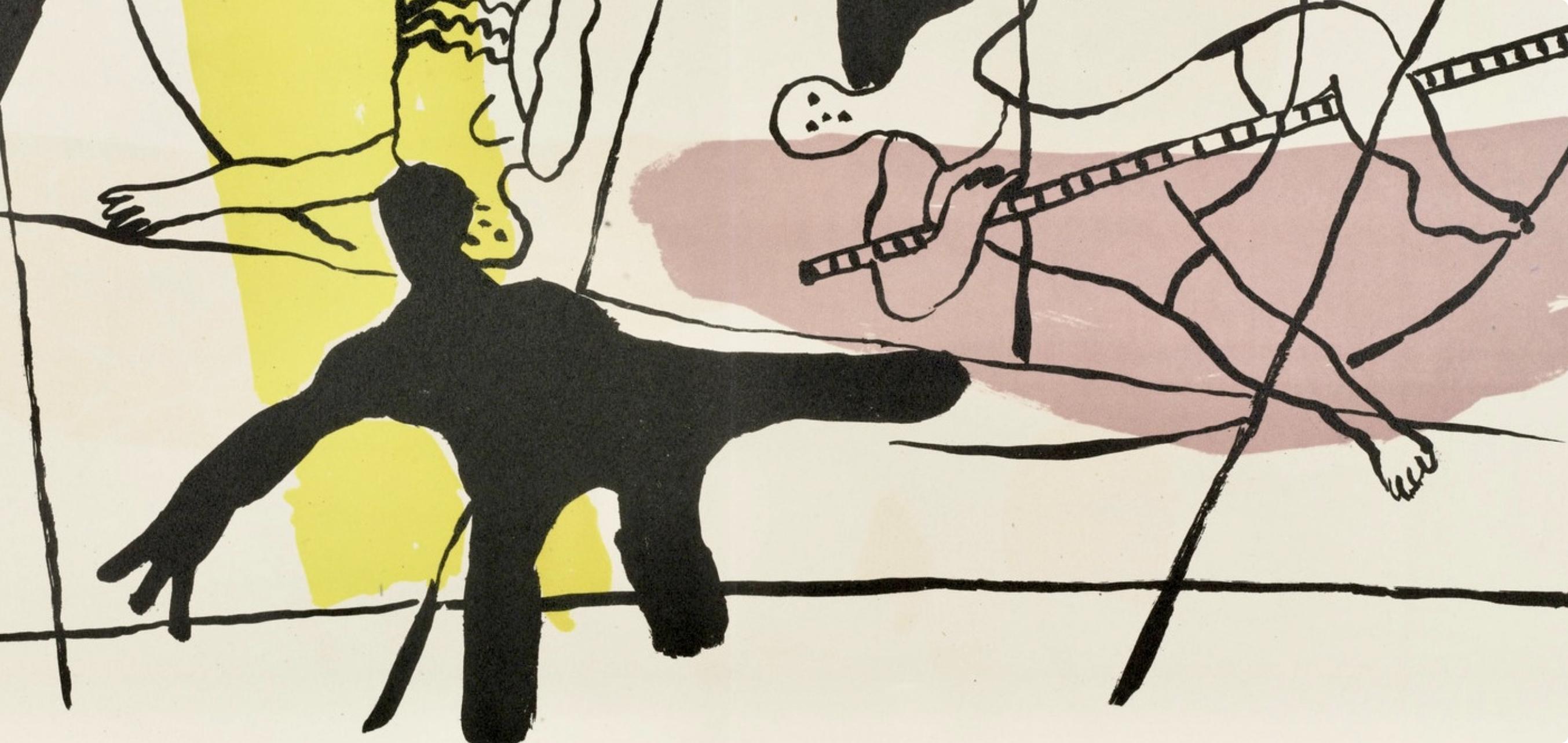 Composition, Cirque (Saphire, N° 44-106) - Print by Fernand Léger