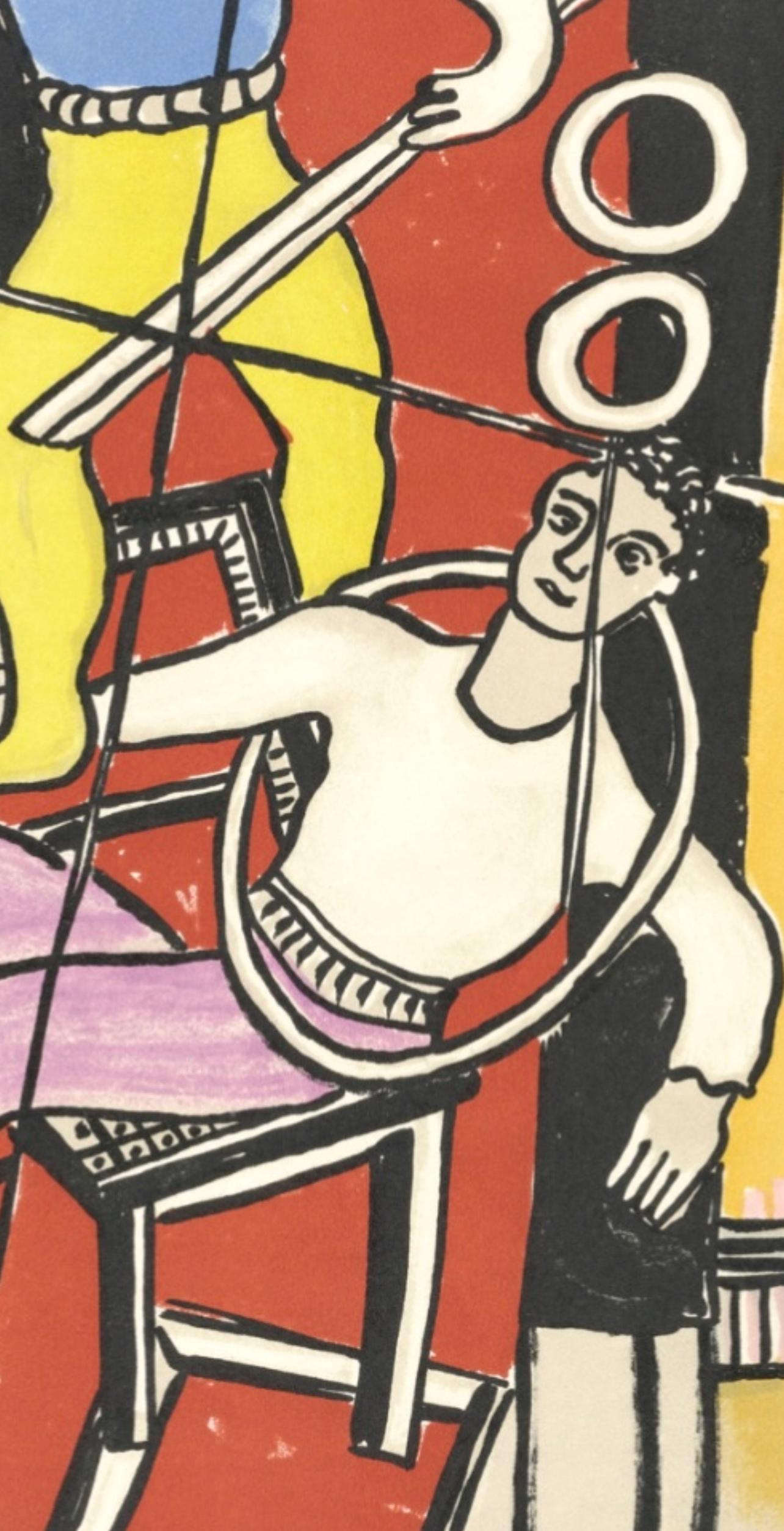 Composition, Cirque (Saphire 44-106), Fernand Leger - Print by Fernand Léger