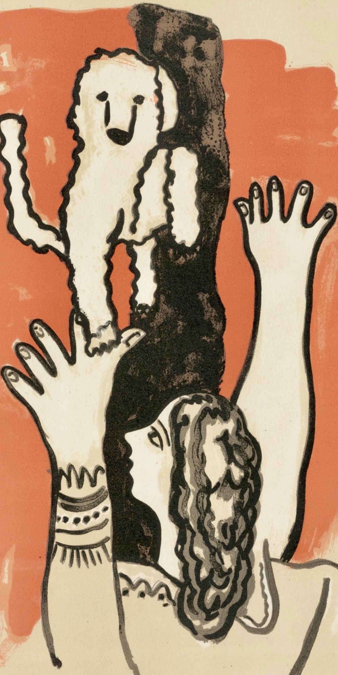 Composition, Cirque (Saphire, N° 44-106) - Print by Fernand Léger