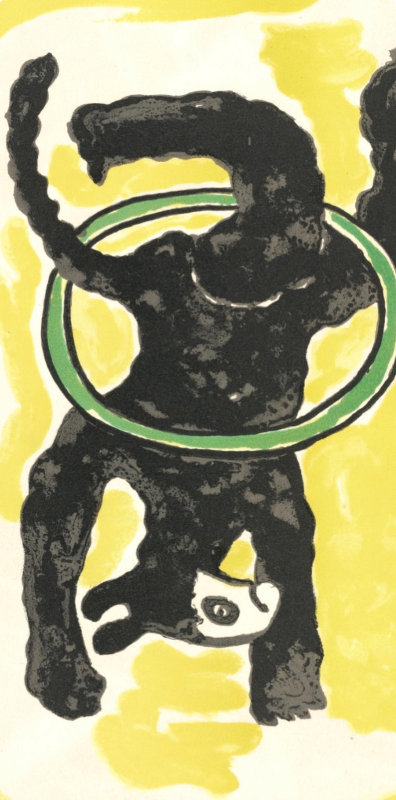 Komposition, Cirque (Saphir 44-106), Fernand Leger – Print von Fernand Léger
