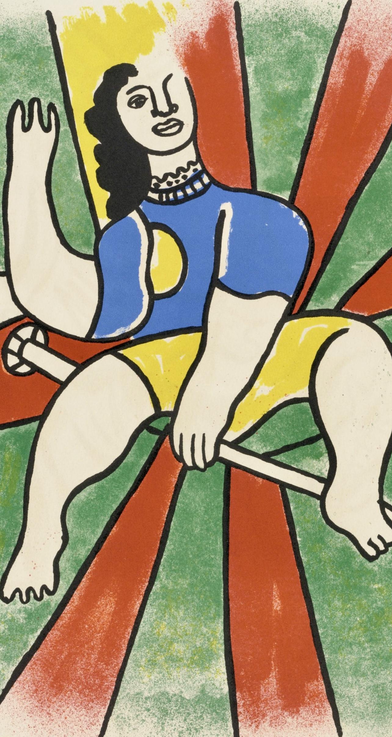 Composition, Cirque (Saphire, N° 44-106) - Print by Fernand Léger