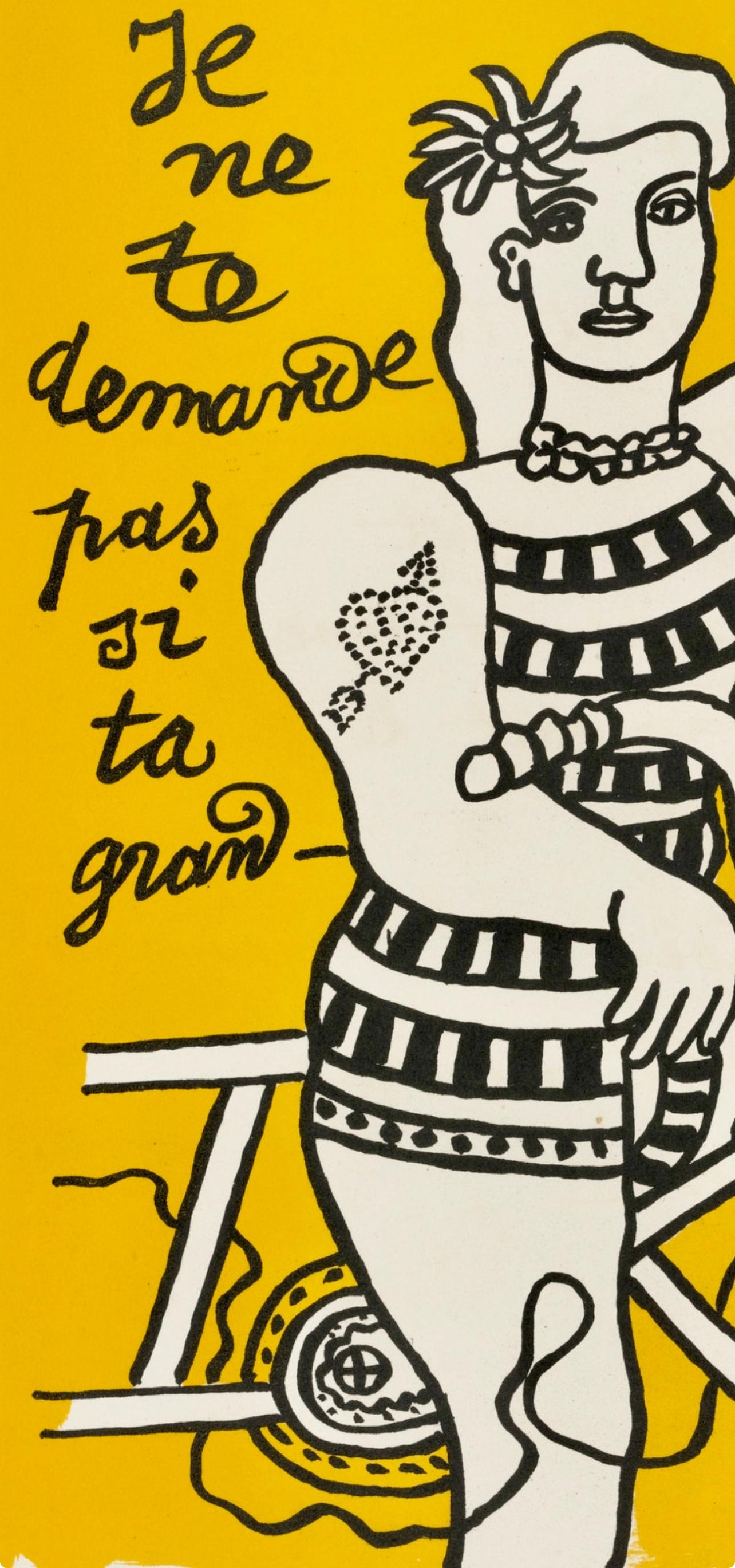 Composition, Cirque (Saphire, N° 44-106) - Modern Print by Fernand Léger