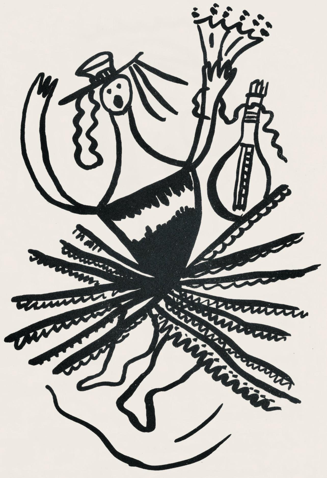 Fernand Léger Landscape Print - Composition, Cirque (Saphire, N° 44-106)