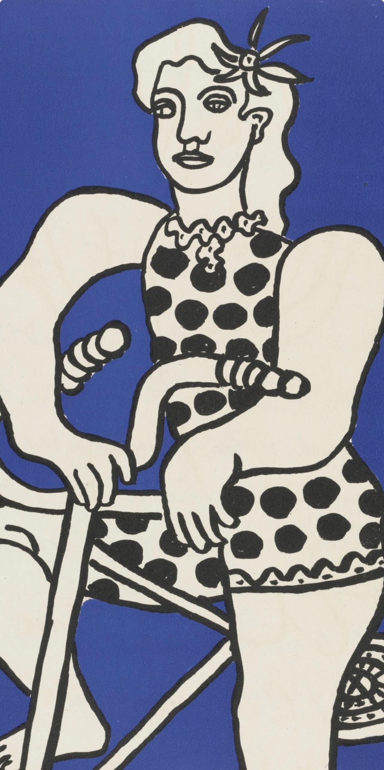 Composition, Cirque (Saphire, N° 44-106) - Print by Fernand Léger