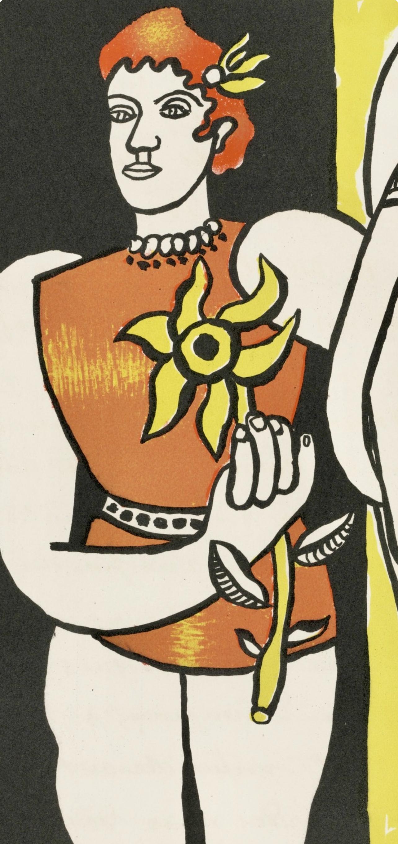Composition, Cirque (Saphire, N° 44-106) - Print by Fernand Léger