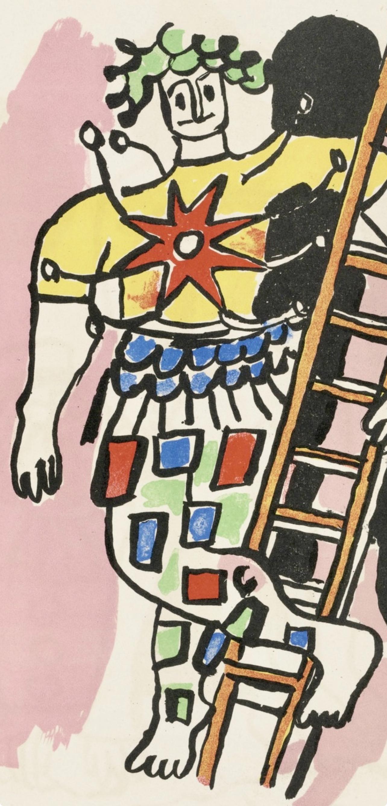 Composition, Cirque (Saphire, N° 44-106) - Print by Fernand Léger