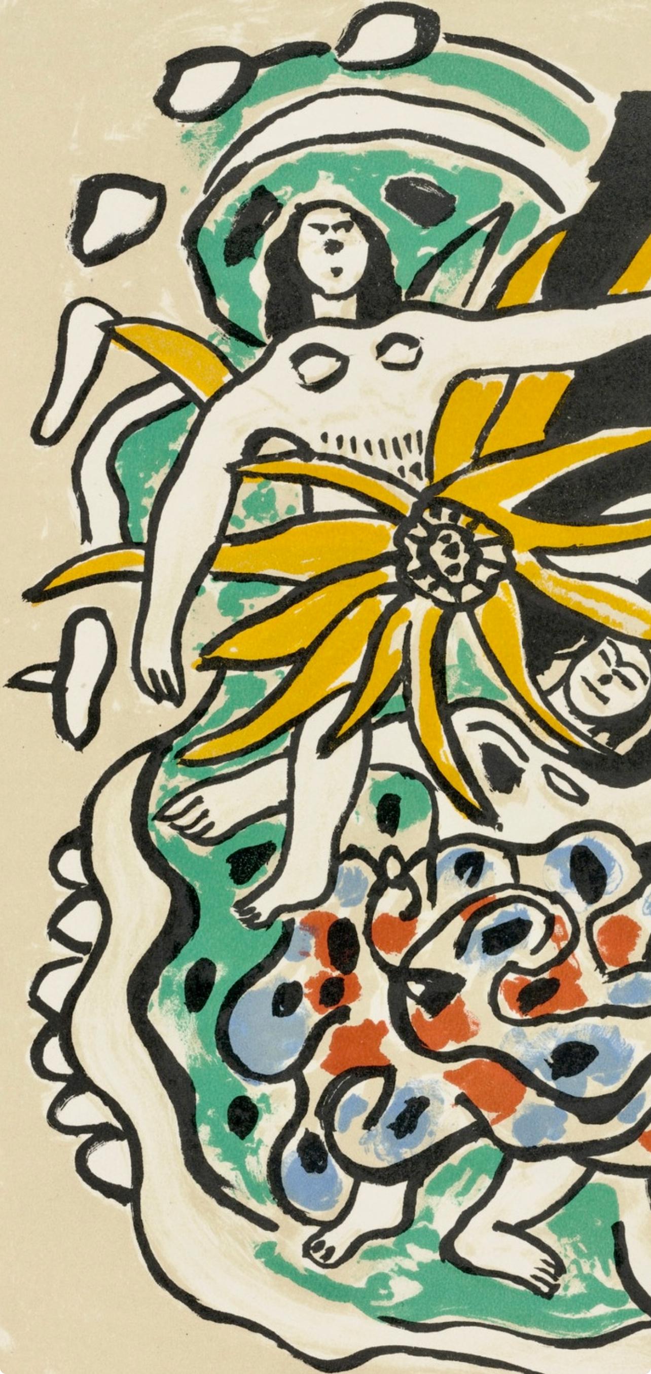 Composition, Cirque (Saphire, N° 44-106) - Print by Fernand Léger