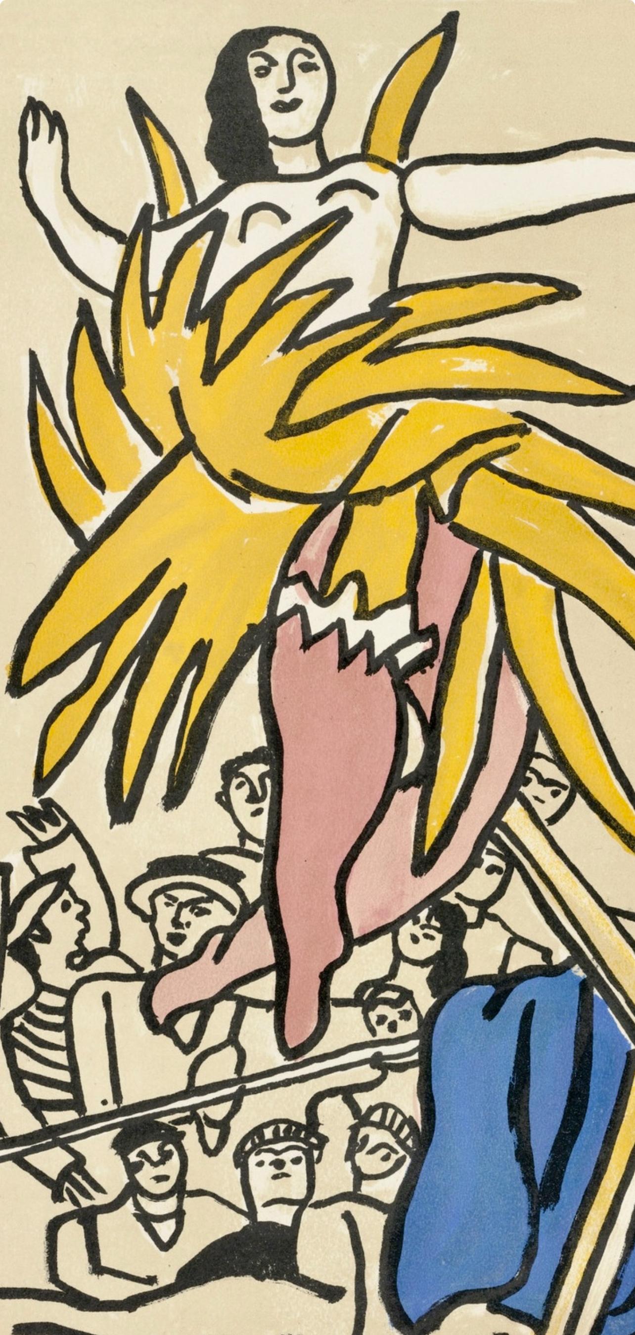 Composition, Cirque (Saphire, N° 44-106) - Print by Fernand Léger