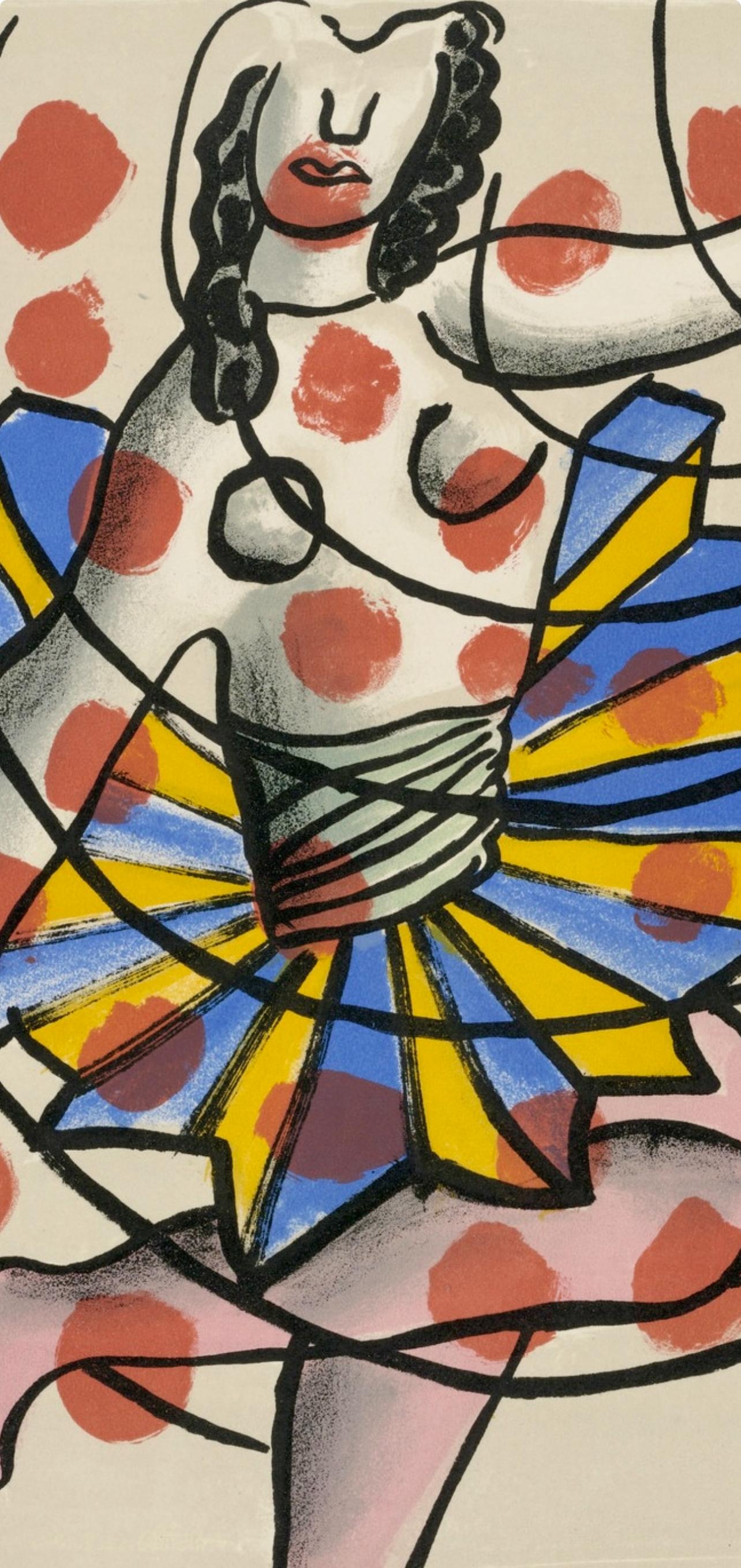 Composition, Cirque (Saphire, N° 44-106) - Print by Fernand Léger