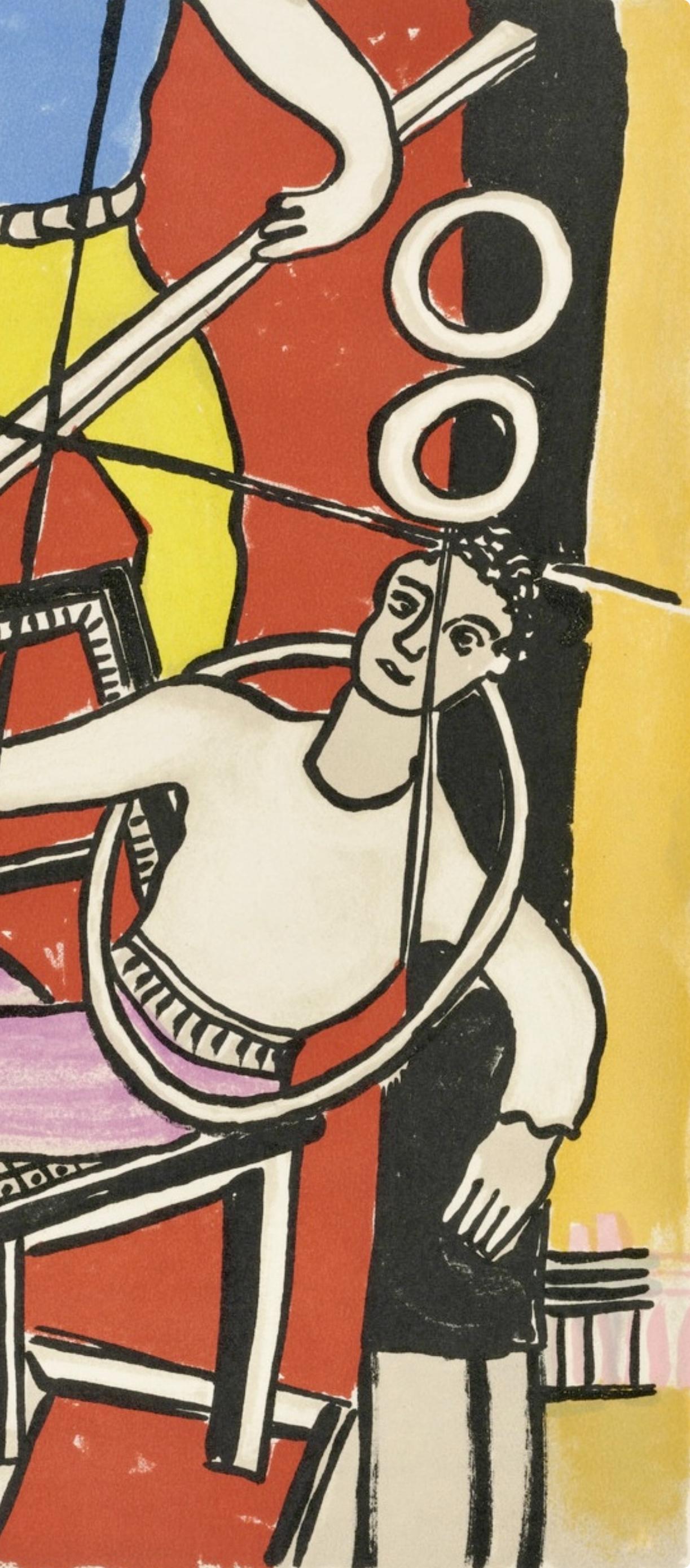 Composition, Cirque (Saphire, N° 44-106) - Print by Fernand Léger