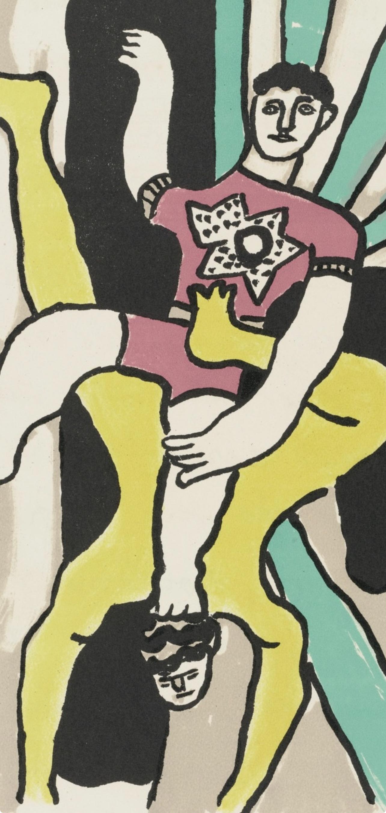 Composition, Cirque (Saphire, n° 44-106) - Print de Fernand Léger