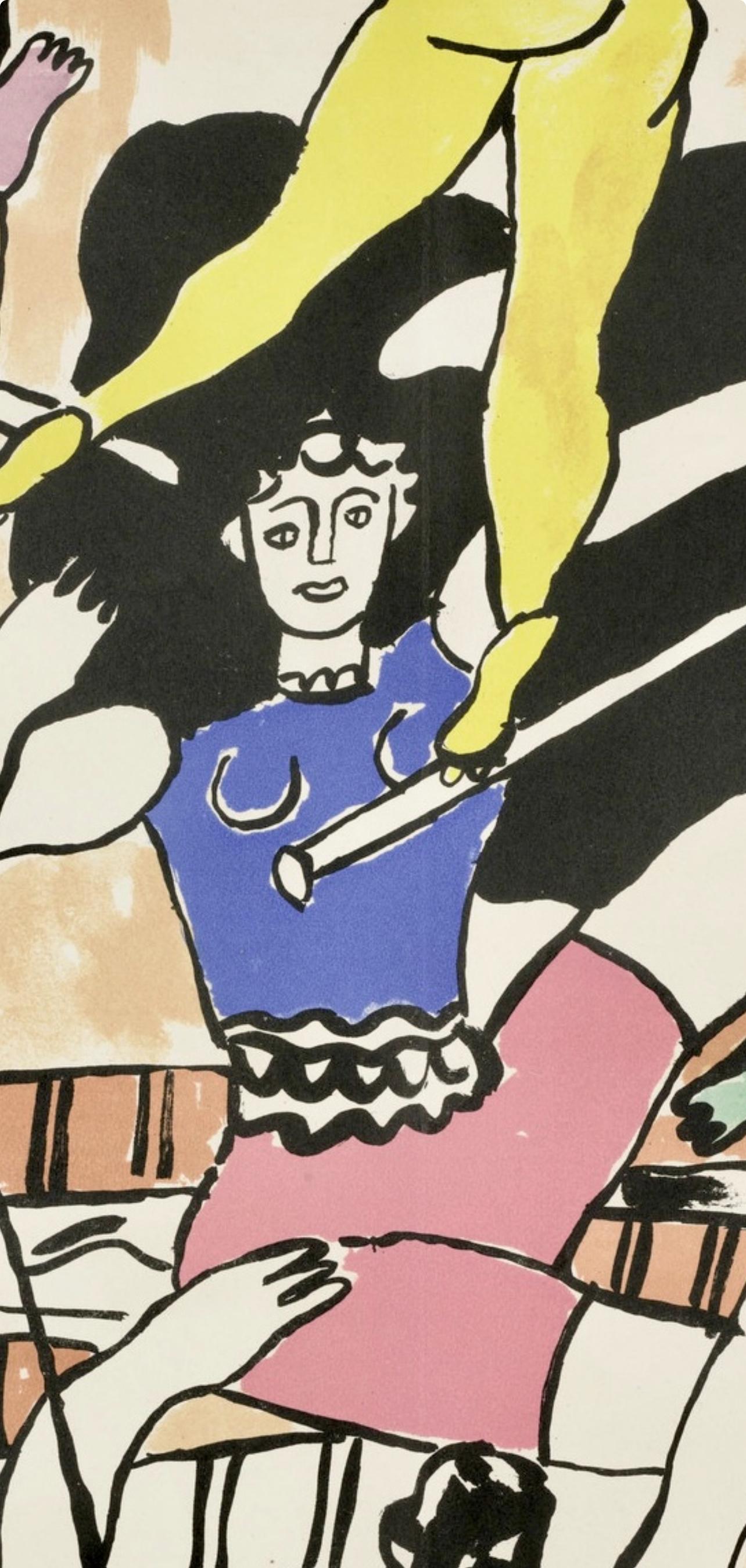 Composition, Cirque (Saphire, N° 44-106) - Print by Fernand Léger
