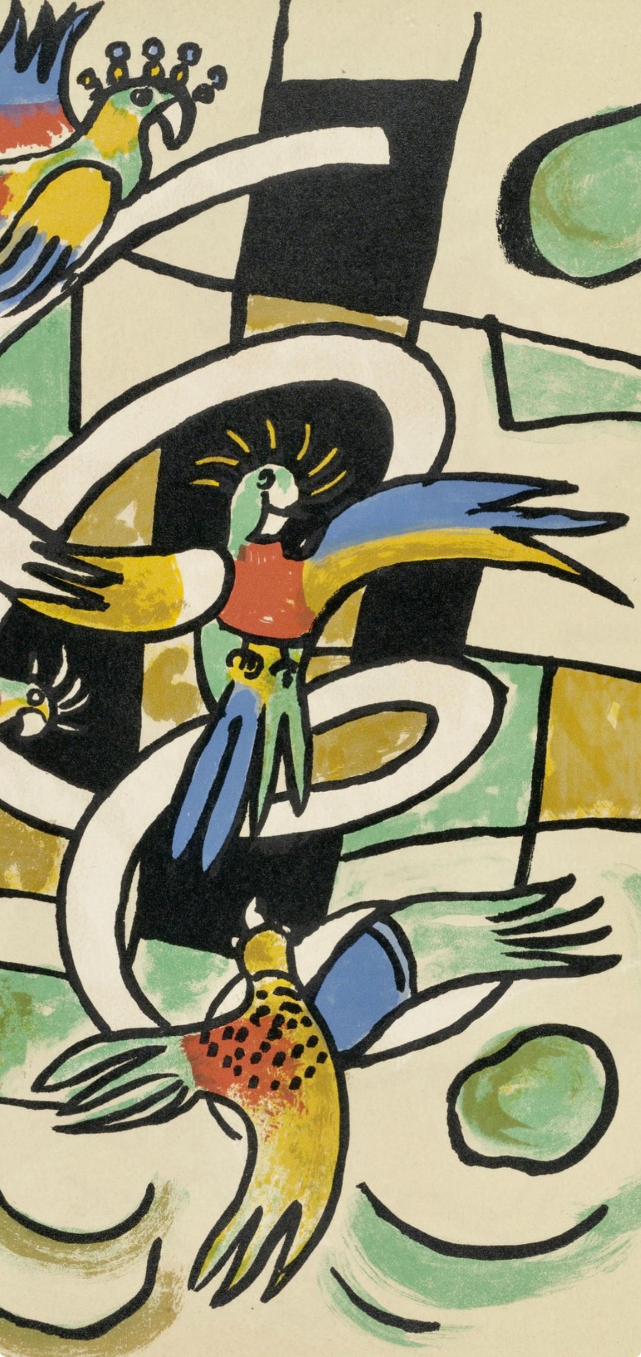 Composition, Cirque (Saphire, N° 44-106) - Print by Fernand Léger