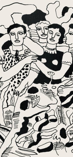 Fernand Leger, Plate 12, from Circus, 1950