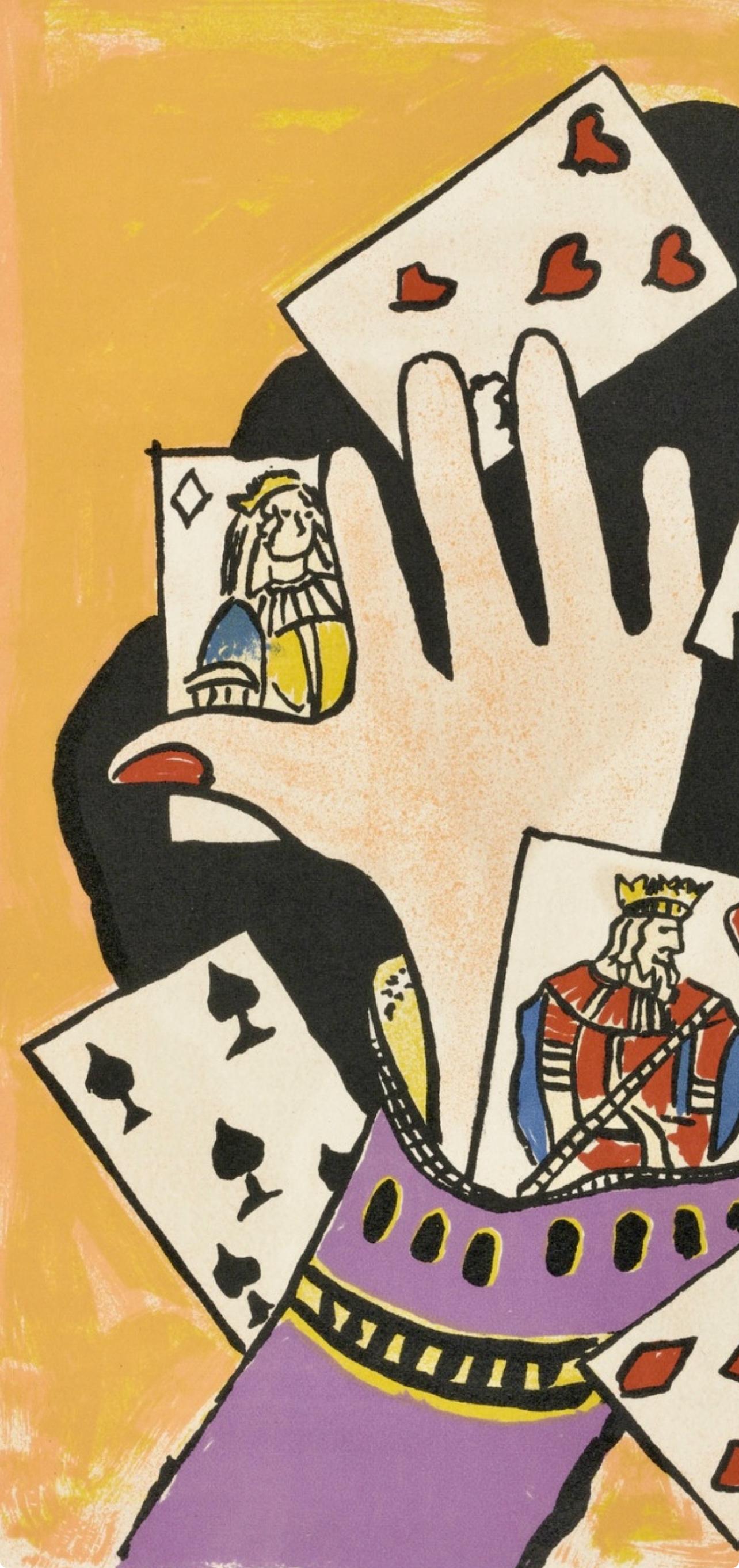 Composition, Cirque (Saphire, N° 44-106) - Modern Print by Fernand Léger