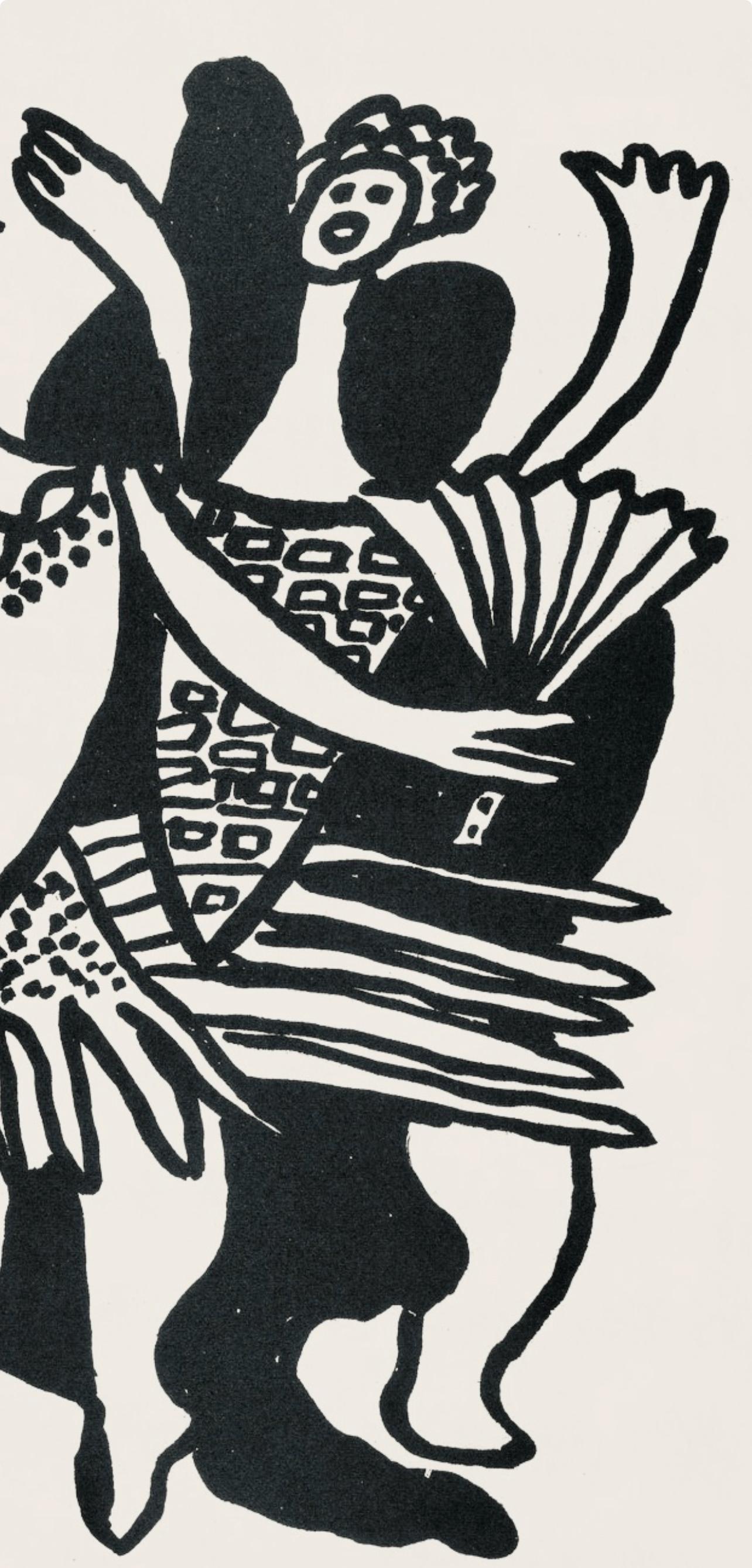 Composition, Cirque (Saphire, N° 44-106) - Modern Print by Fernand Léger