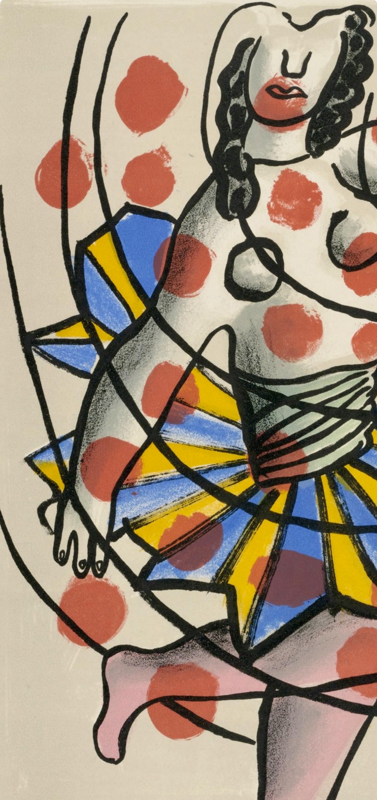 Composition, Cirque (Saphire, N° 44-106) - Modern Print by Fernand Léger