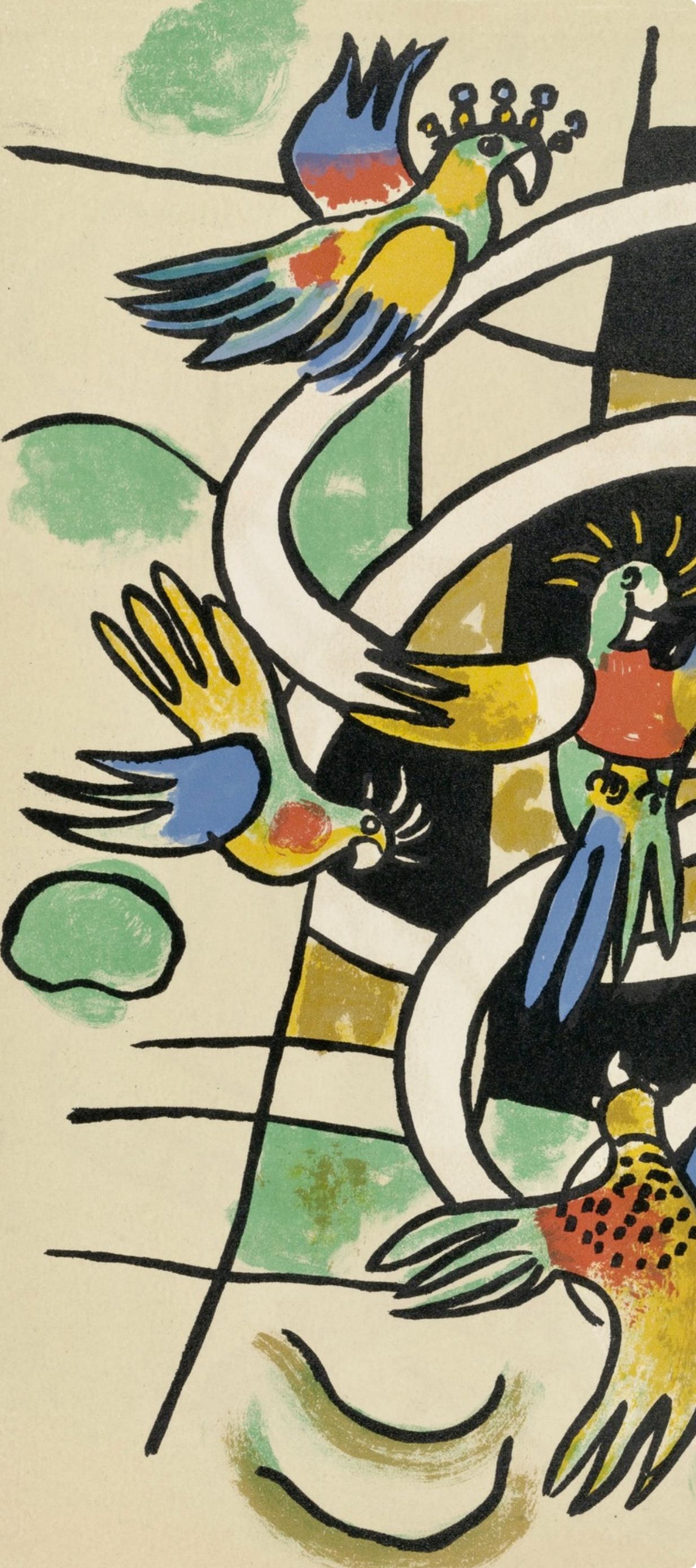 Composition, Cirque (Saphire, N° 44-106) - Modern Print by Fernand Léger