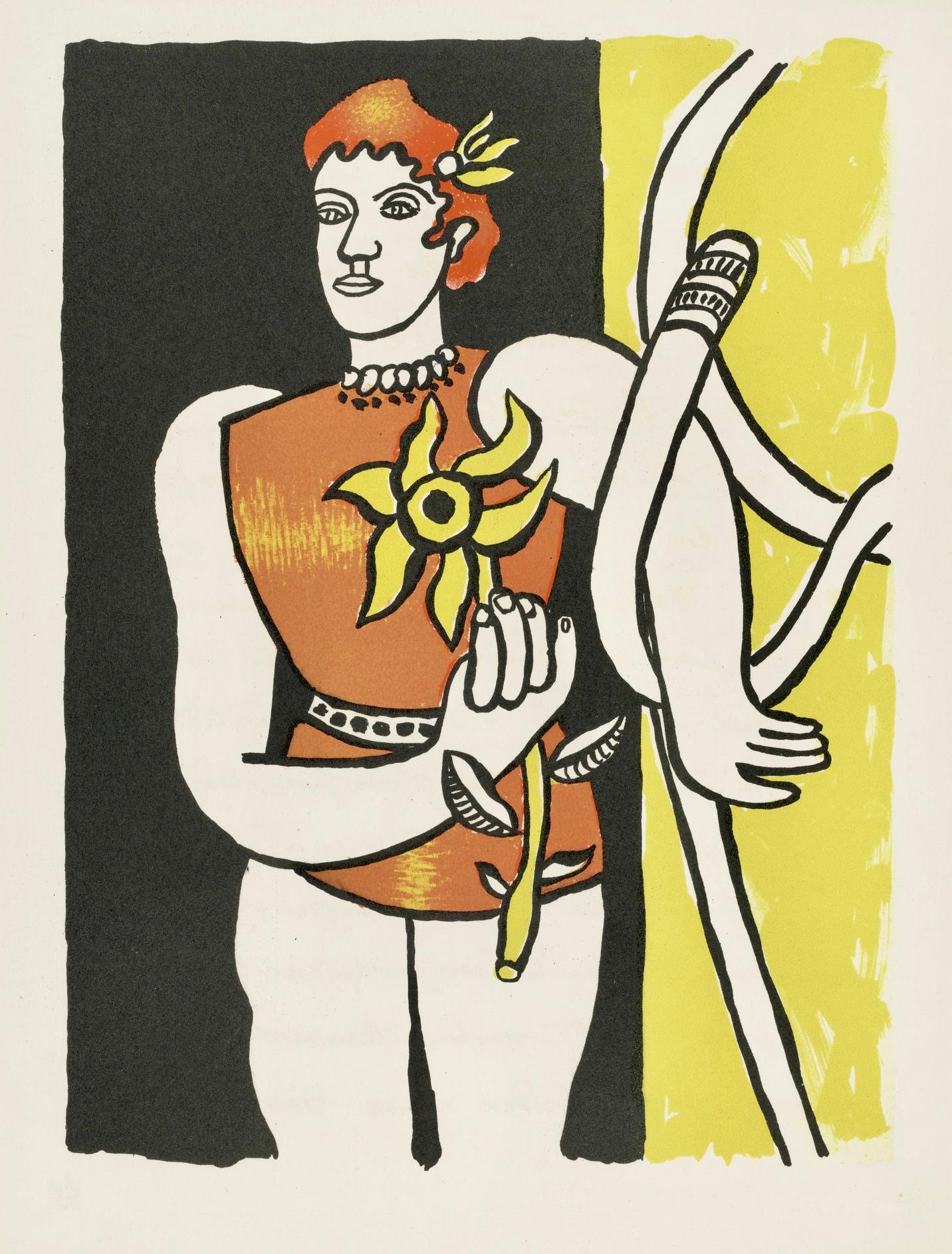 Lithograph on vélin d’Arches paper. Inscription: Unsigned and unnumbered, as issued. Good condition. Notes: From the folio, Cirque, Lithographies Originales. Published by Les Éditions Verve, Paris, under the direction of Tériade, éditeur, Paris;