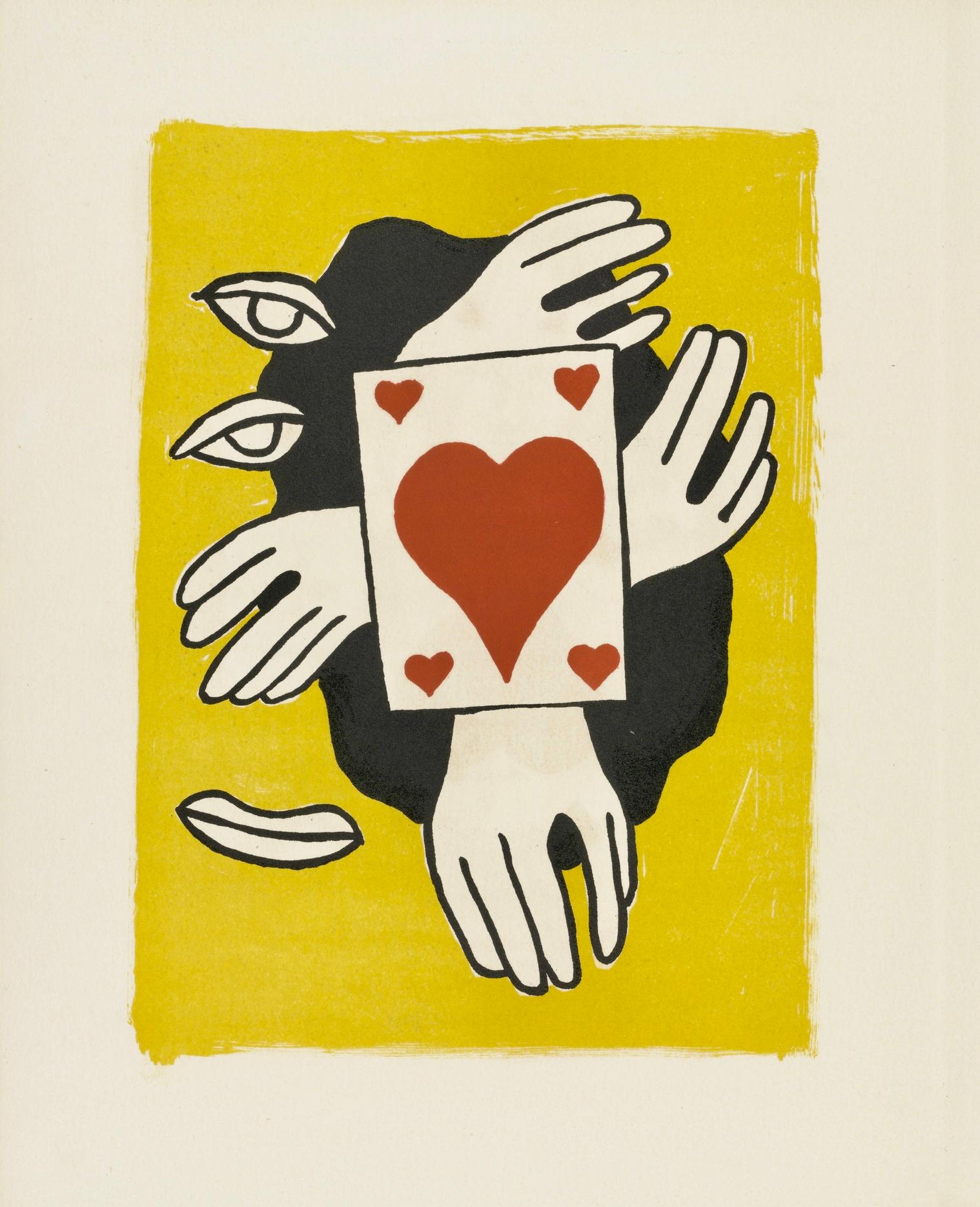 Composition, Cirque (Saphire, N° 44-106) - Modern Print by Fernand Léger